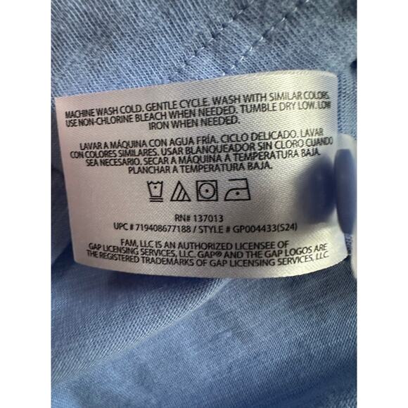 Mens Gap Henley Blue Large - Picture 5 of 5